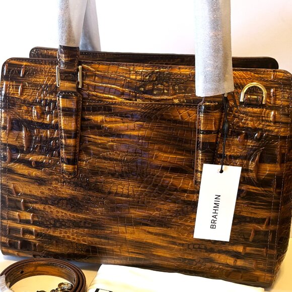 Brahmin Small Finley - Tiger's Eye Melbourne - Picture 2 of 8